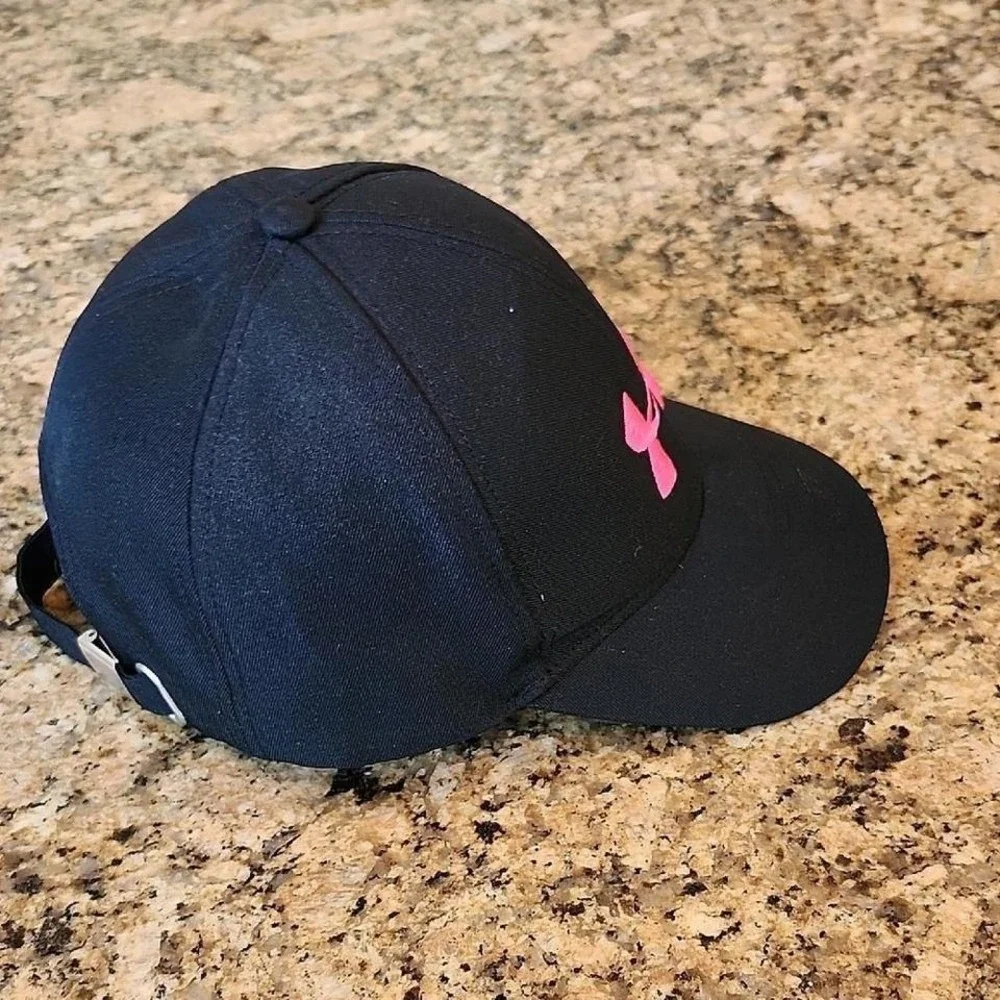 Under Armour Black‎ Cap with Pink Logo